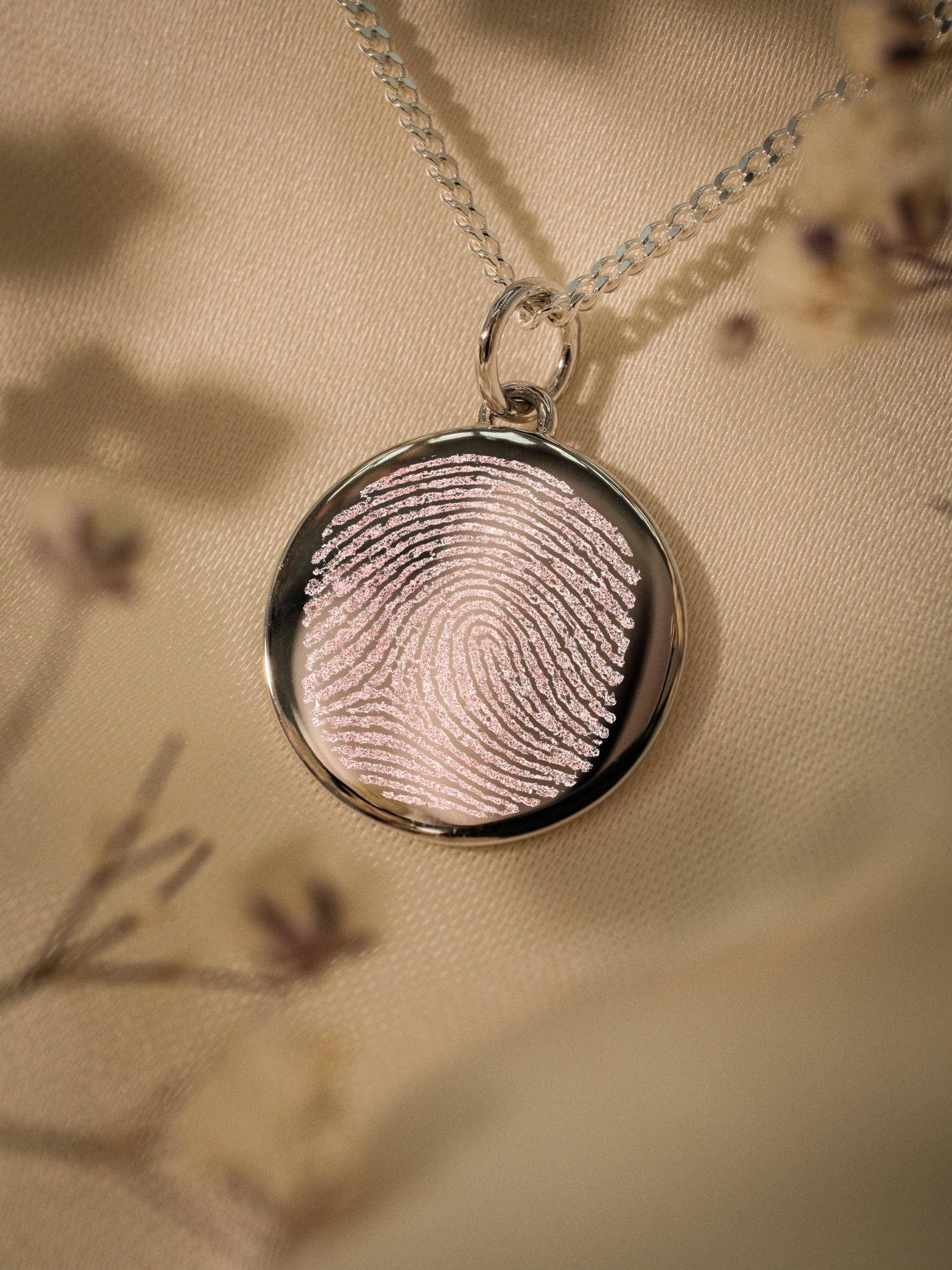 Fingerabdruck Halskette – Naomi (925 Silber)