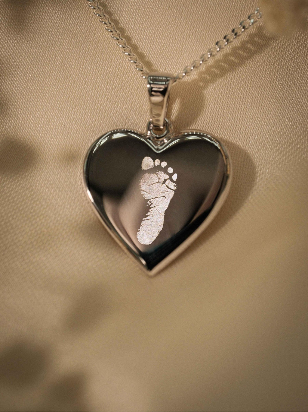 Fußabdruck Halskette – Amélie (925 Silber)