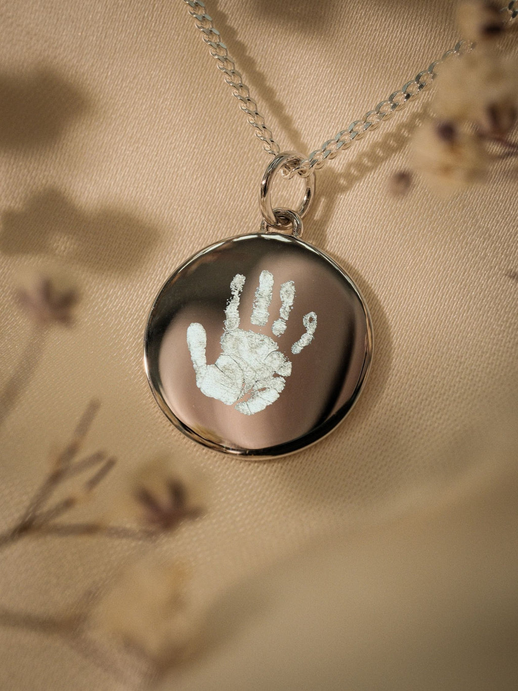 Handabdruck Halskette – Naomi (925 Silber)