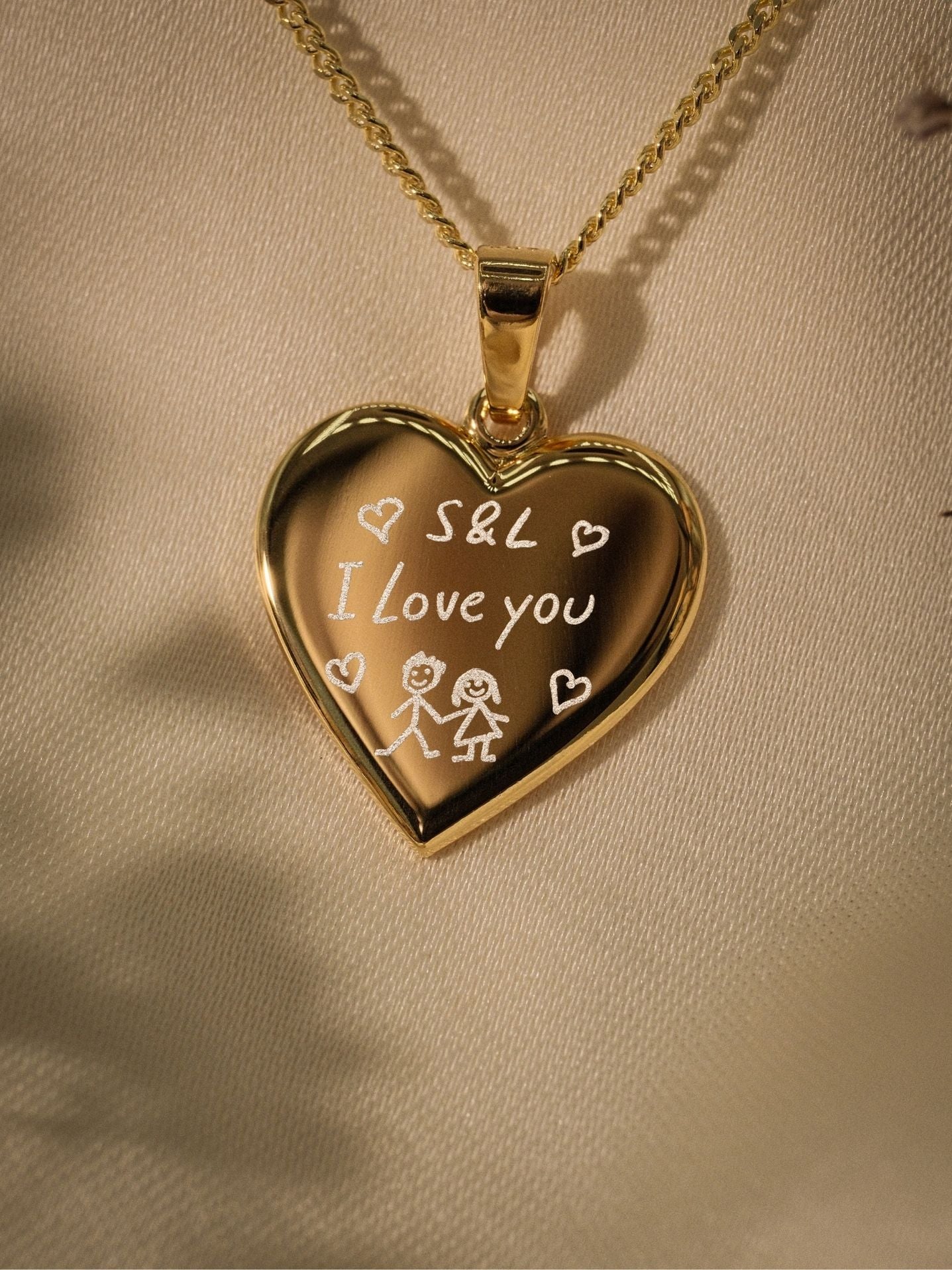 Handschrift Halskette – Amélie (14k vergoldet)