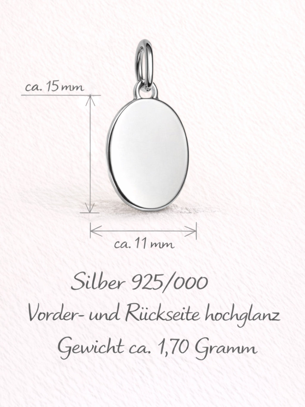 Fußabdruck Halskette – Mila (925 Silber)