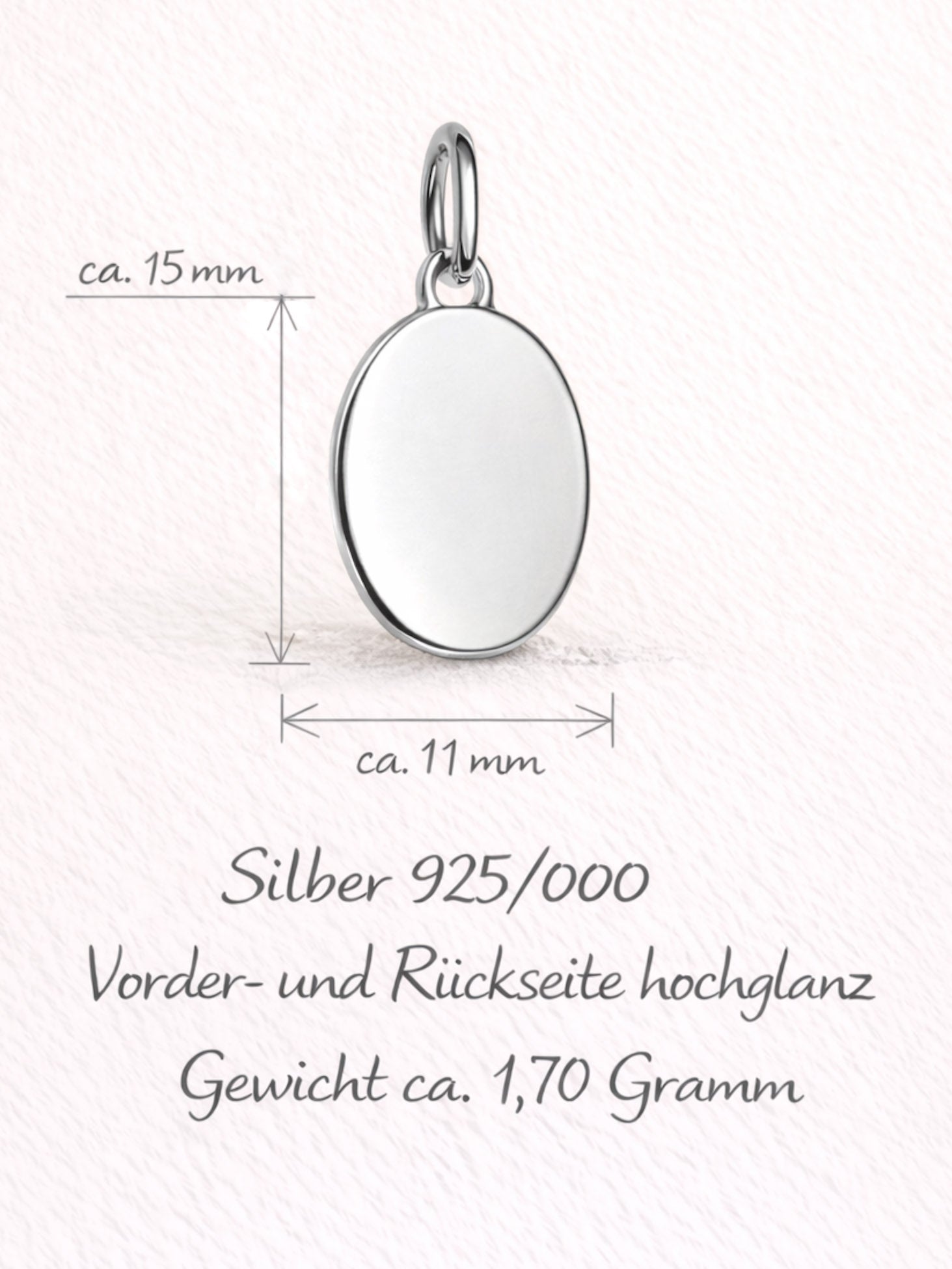 Fußabdruck Halskette – Mila (925 Silber)